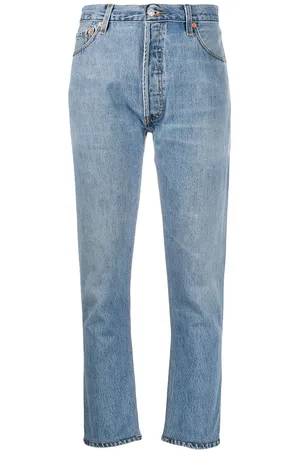 RE/DONE Jeans crop a vita alta