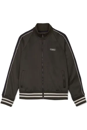 Purple Brand Giacca leggera con bordo a righe