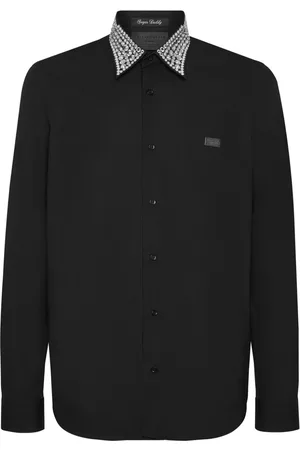 Philipp Plein Camicia Sugar Daddy con cristalli