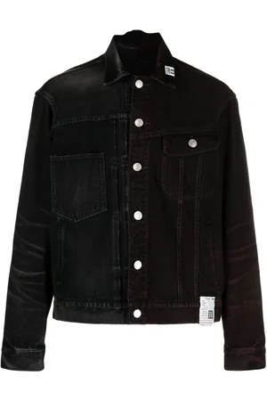 Maison Mihara Yasuhiro Giacca denim con fantasia tie-dye