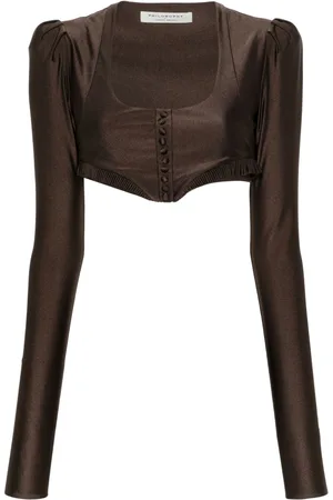 Serafini Top corto con ruches