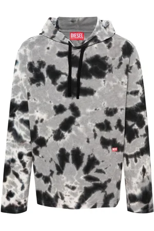 Diesel Felpa T-Crane-Ls-Hood-N1 con cappuccio