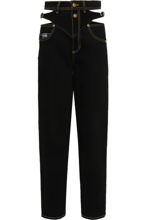 VERSACE Jeans dritti con logo