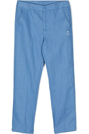 Trussardi Pantaloni affusolati con ricamo