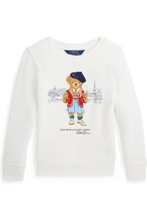 Ralph Lauren Felpa con stampa Polo Bear