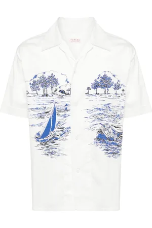 Fursac Camicia con stampa grafica