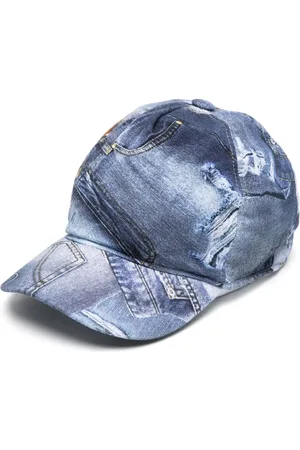 Chiara Ferragni Cappello con stampa denim