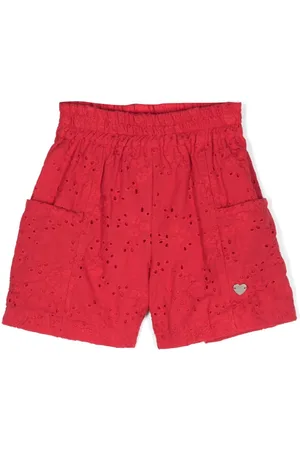MONNALISA Shorts con pizzo sangallo