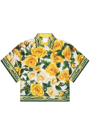 Dolce & Gabbana Camicia con stampa rose