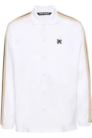 Palm Angels Polo con rifinitura all