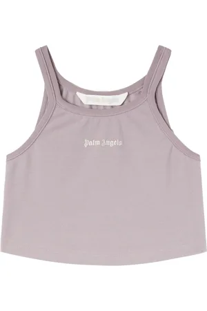 Palm Angels Top crop con stampa