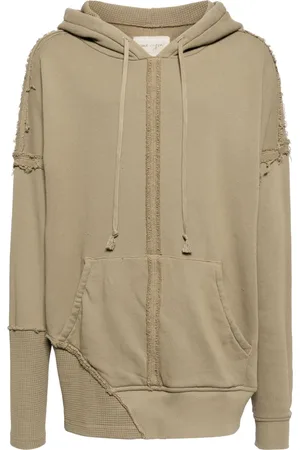 GREG LAUREN Felpa con effetto vissuto