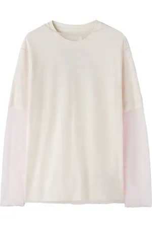 Jil Sander T-shirt a maniche lunghe con design a strati