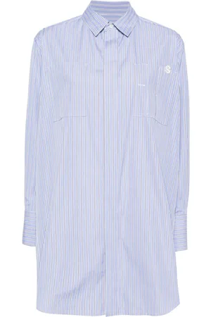 SACAI Camicia a righe x Thomas Mason