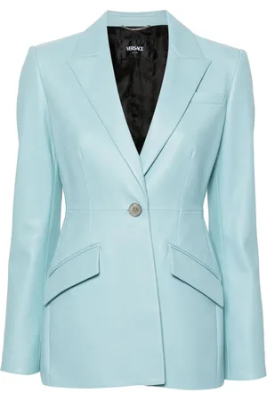 VERSACE Blazer monopetto in pelle