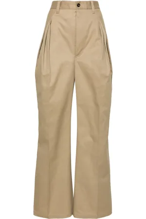 Maison Margiela Pantaloni con pieghe