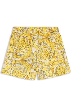 VERSACE Shorts con stampa barocca