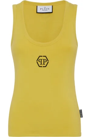 Philipp Plein Canotta con logo esagonale