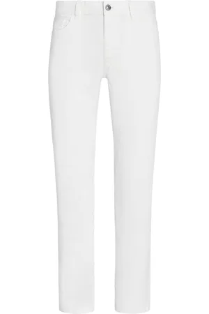 Ermenegildo Zegna Jeans skinny a vita media Roccia