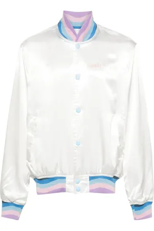 Family First Bomber con stampa Swan
