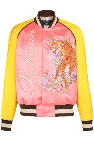 Balmain Bomber con ricamo Tiger