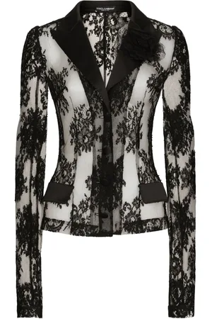 Dolce & Gabbana Blazer semi trasparente