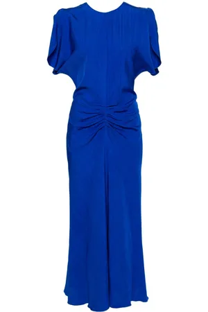 Victoria Beckham Abito midi con arricciatura