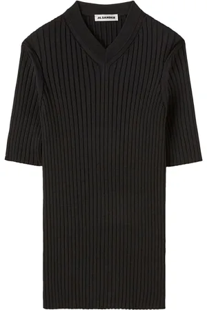 Jil Sander T-shirt con scollo a V