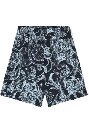 VERSACE Shorts Barocco Stencil