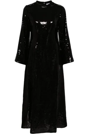 BATSHEVA Abito Dolly lungo con paillettes