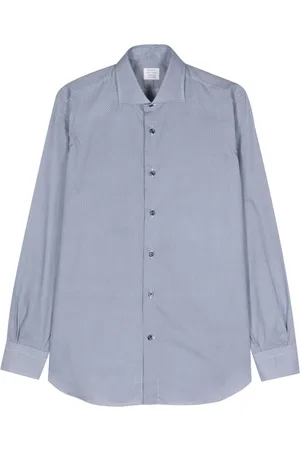 MAZZARELLI Camicia con motivo geometrico