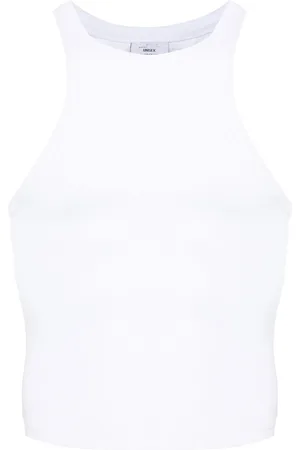 Vetements Top a coste con ricamo