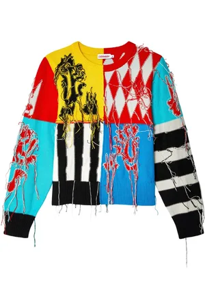 Charles Jeffrey Loverboy Maglione Guddle destrutturato