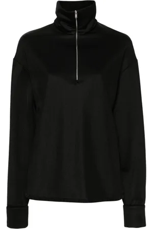 Jil Sander Felpa con mezza zip
