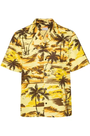 Moncler Camicia con stampa Palm Tree