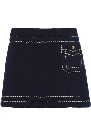 Prada Cardigan con cuciture a contrasto