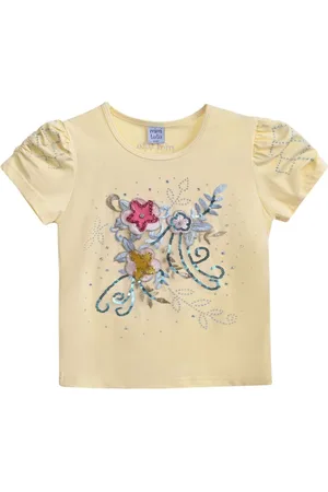 Mimi Tutu T-shirt con applicazione a fiori