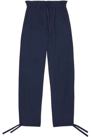 Ganni Pantaloni con vita elasticizzata