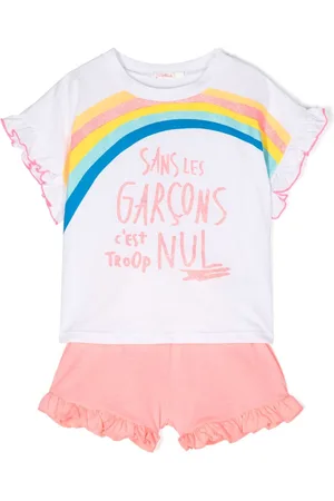 Billieblush Set top e shorts con stampa