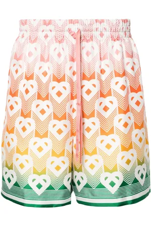 Casablanca Shorts Gradient Heart in seta