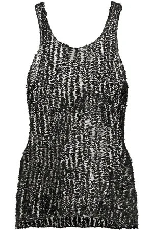 Maison Margiela Top semi trasparente
