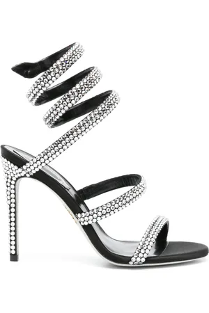 RENE CAOVILLA Sandali Cleo con strass 105mm