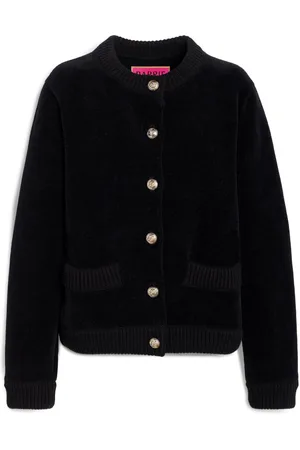 Barrie Cardigan con effetto velluto