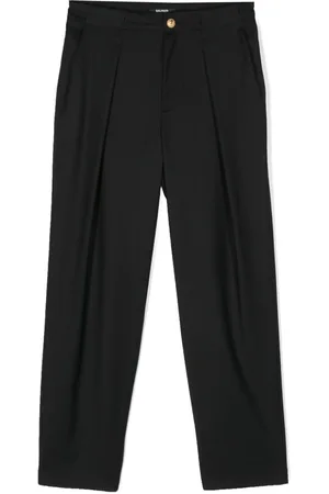 Balmain Chino in lana con pieghe
