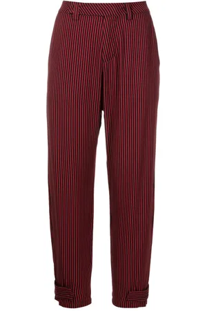 Uma Raquel Davidowicz Pantaloni crop a righe