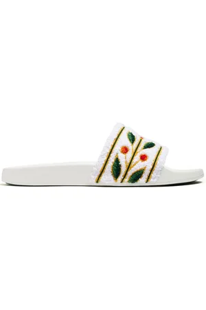 Casablanca Sandali slides con ricamo