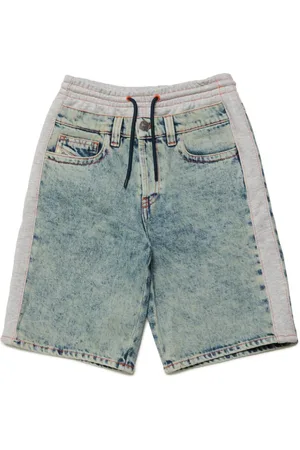 Diesel Shorts denim a doppio strato