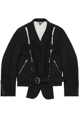 Comme des Garçons Giacca biker con dettaglio cut-out