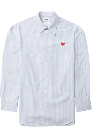 DOUBLET Camicia Robot Shoulder a righe
