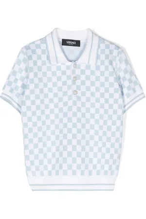 VERSACE Polo a quadri